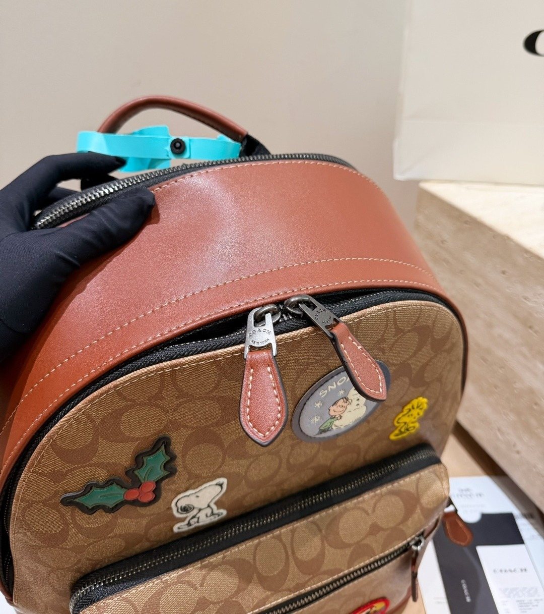 Coach Monogram Character Artwork Backpack — front