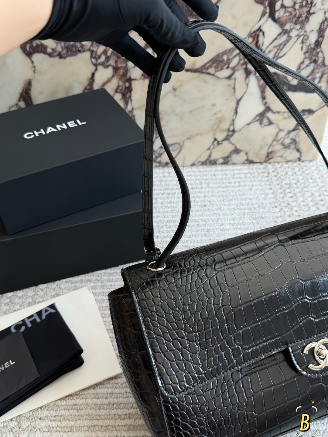 Chanel CF Flap Shoulder Bag — front
