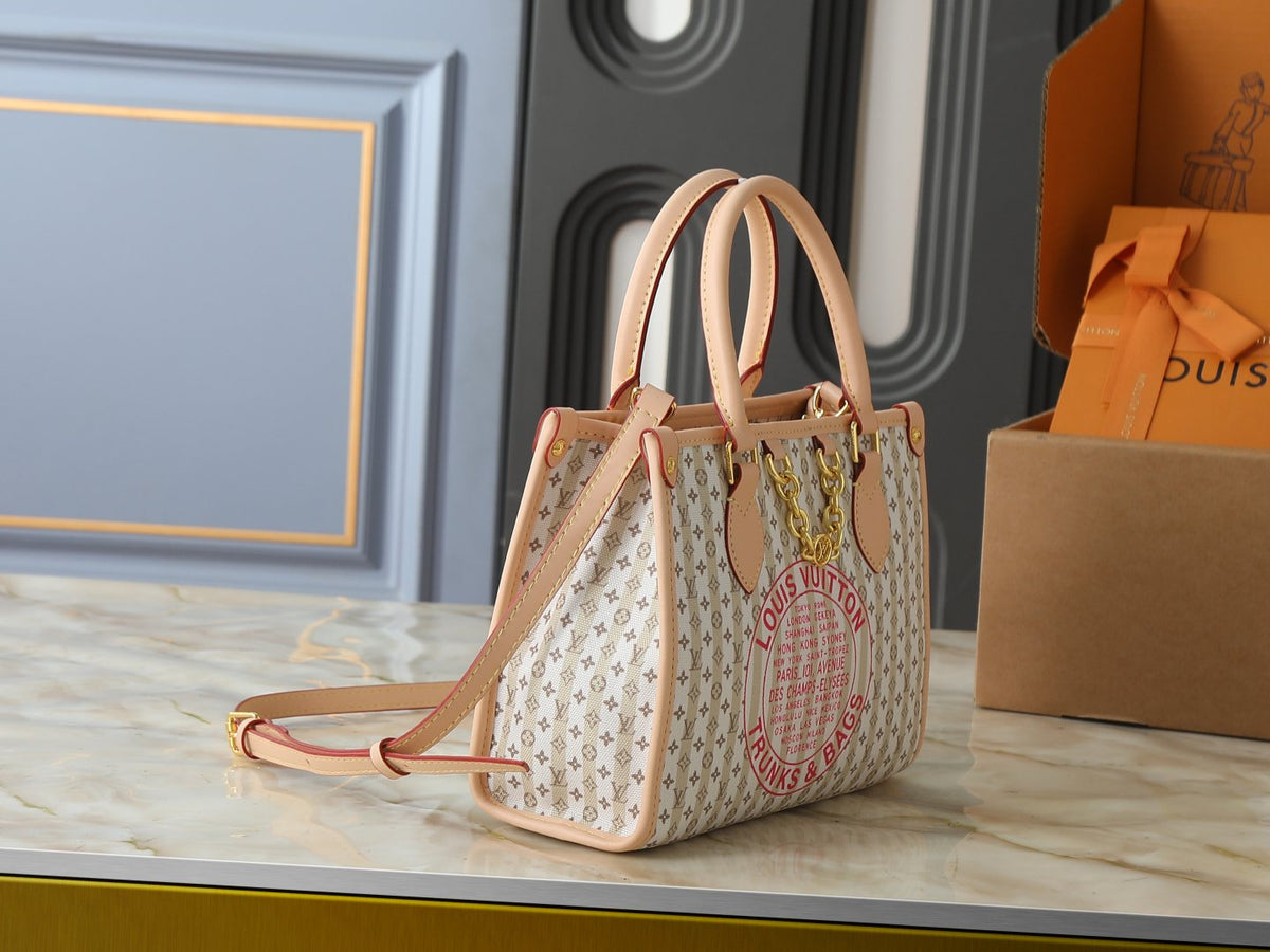 Louis Vuitton Stamp OnTheGo Monogram Tote — side