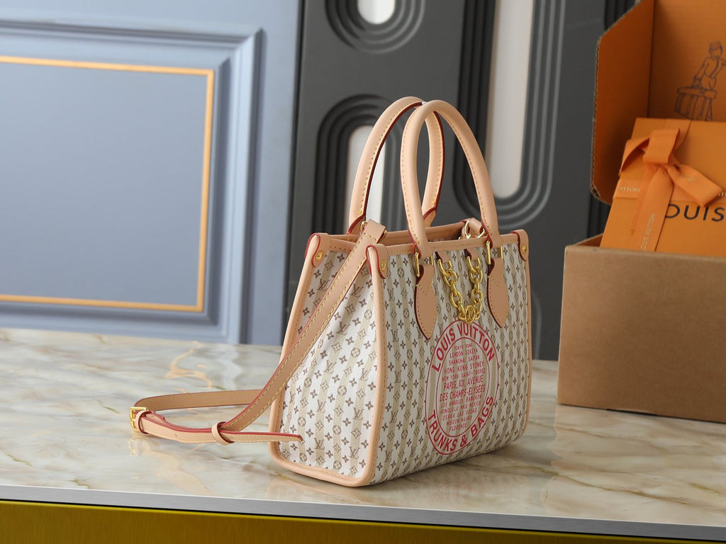 Louis Vuitton Stamp OnTheGo Monogram Tote — side