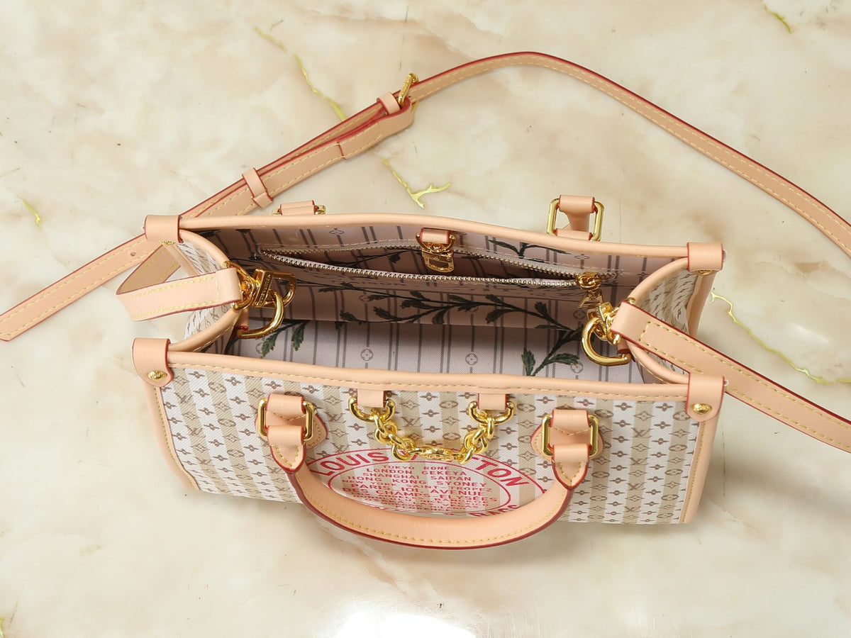 Louis Vuitton Stamp OnTheGo Monogram Tote — detail
